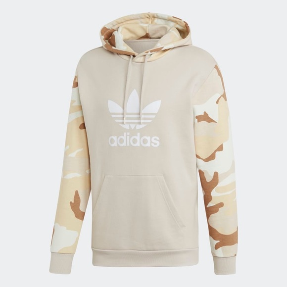 Adidas Originals Camo Beige Hoody - Picture 7 of 8
